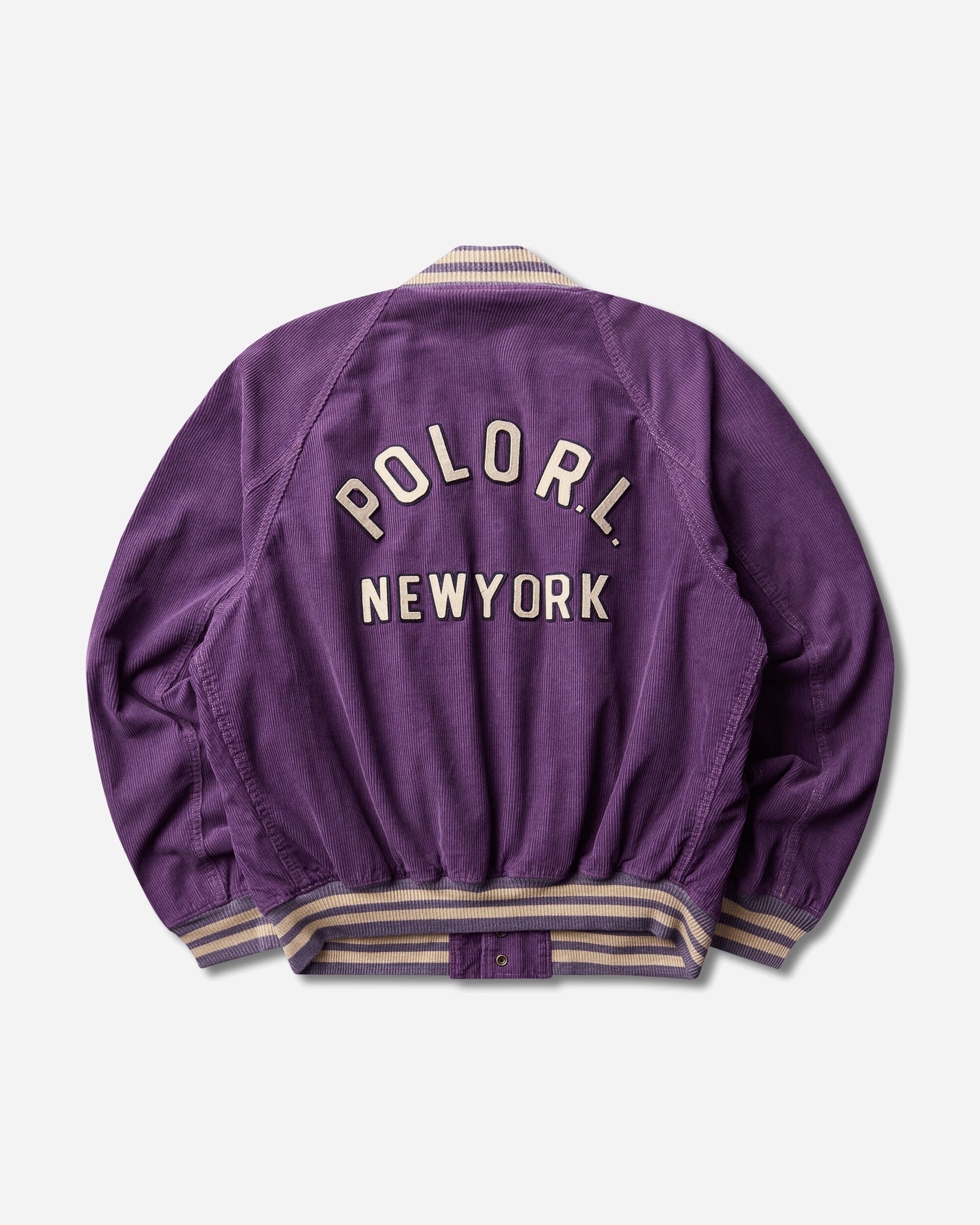 Polo Ralph Lauren Woven Bomber Jacket New Violet Washed Coats and Jackets Bomber Jackets 710B22992001 NWVLTWSHD