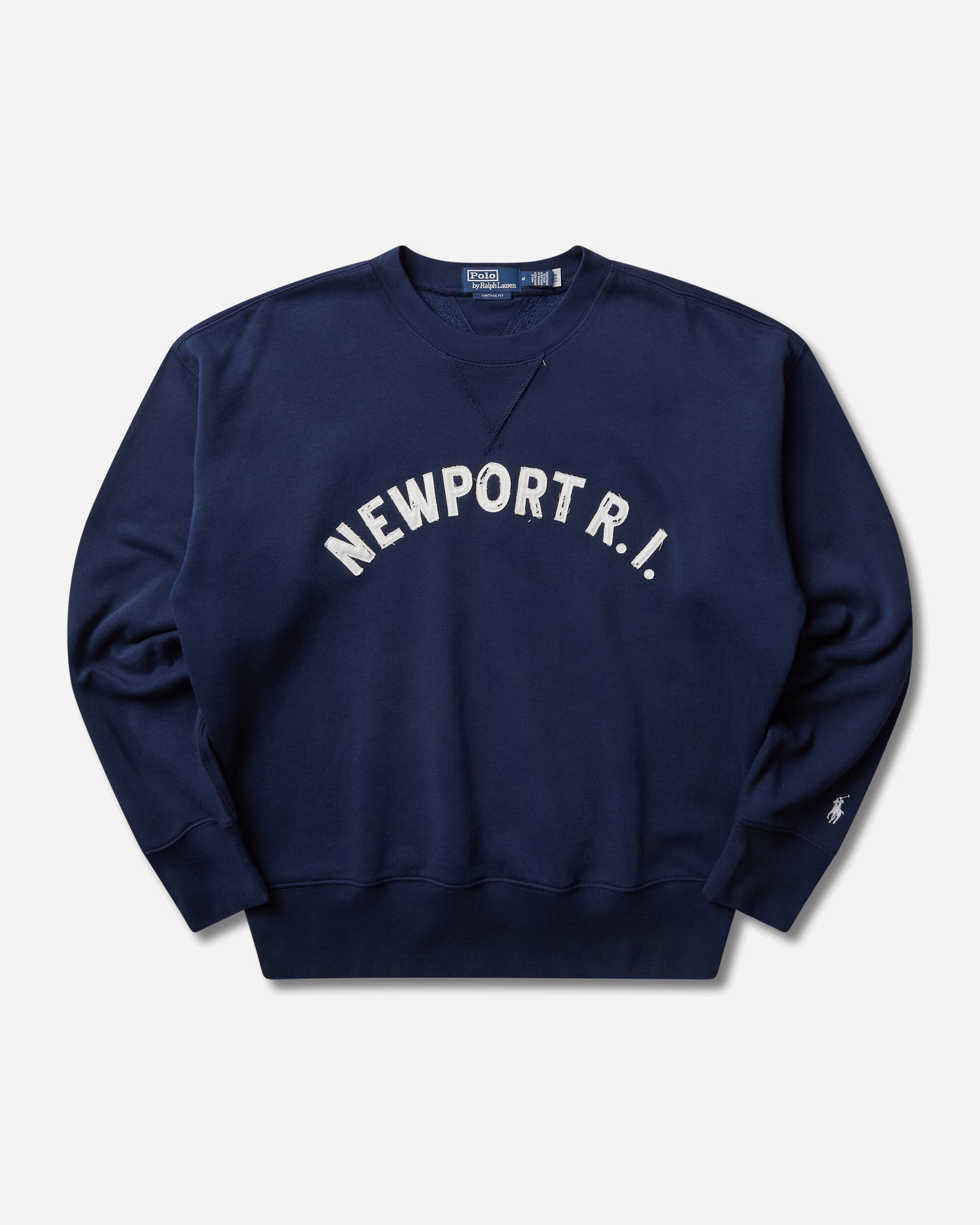 Polo Ralph Lauren Knit Sweatshirt Blue Sweatshirts Crewneck KNIT-SWEATSHIRT BLUE