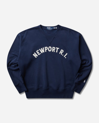 Polo Ralph Lauren Knit Sweatshirt Blue Sweatshirts Crewneck KNIT-SWEATSHIRT BLUE
