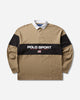 Polo Ralph Lauren Knit Rugby Pullover Rl Khaki/Black Boot T-Shirts Polo REF! RL KHAKI