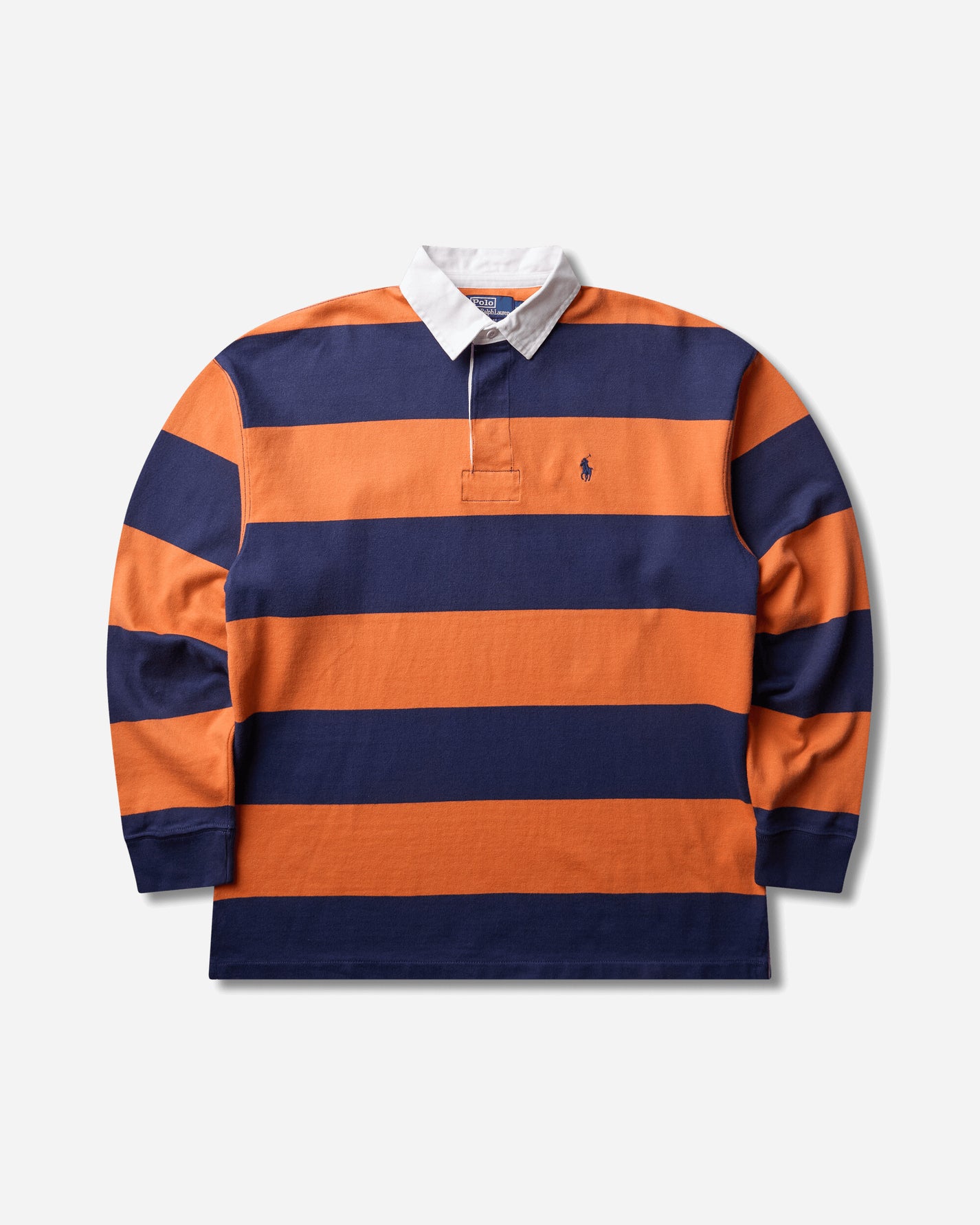 Polo Ralph Lauren Knit Rugby Pullover Kona Ornge/Drk Cblt T-Shirts Polo 710B26240001 KNORNG