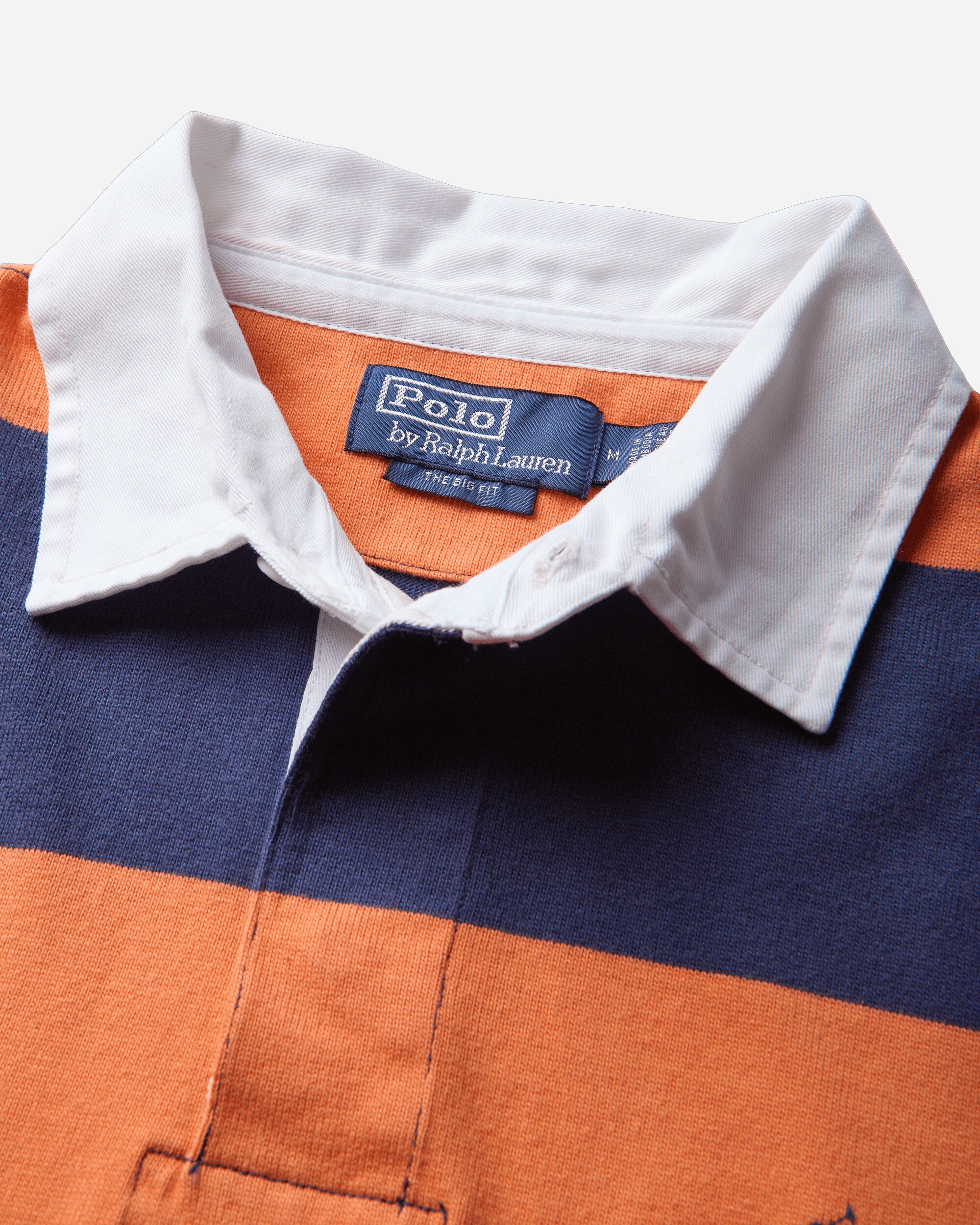 Polo Ralph Lauren Knit Rugby Pullover Kona Ornge/Drk Cblt T-Shirts Polo 710B26240001 KNORNG