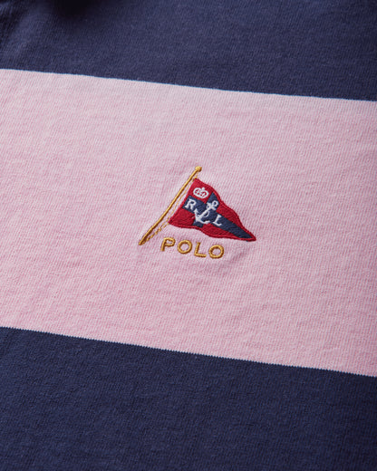 Polo Ralph Lauren Knit Rugby Pullover Pink T-Shirts Polo KNIT-RUGBY-PULLOVER PINK