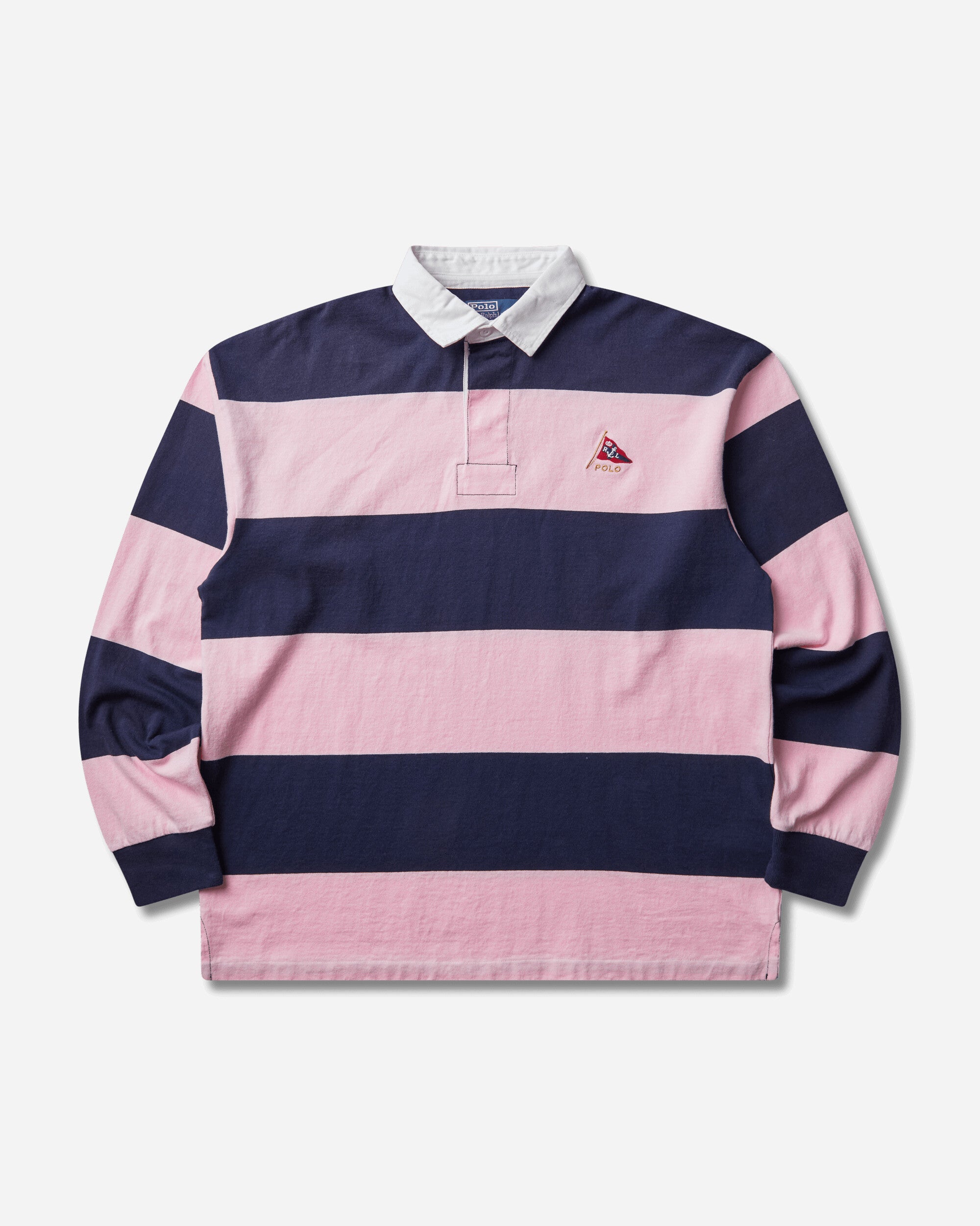 Polo Ralph Lauren Knit Rugby Pullover Pink T-Shirts Polo KNIT-RUGBY-PULLOVER PINK