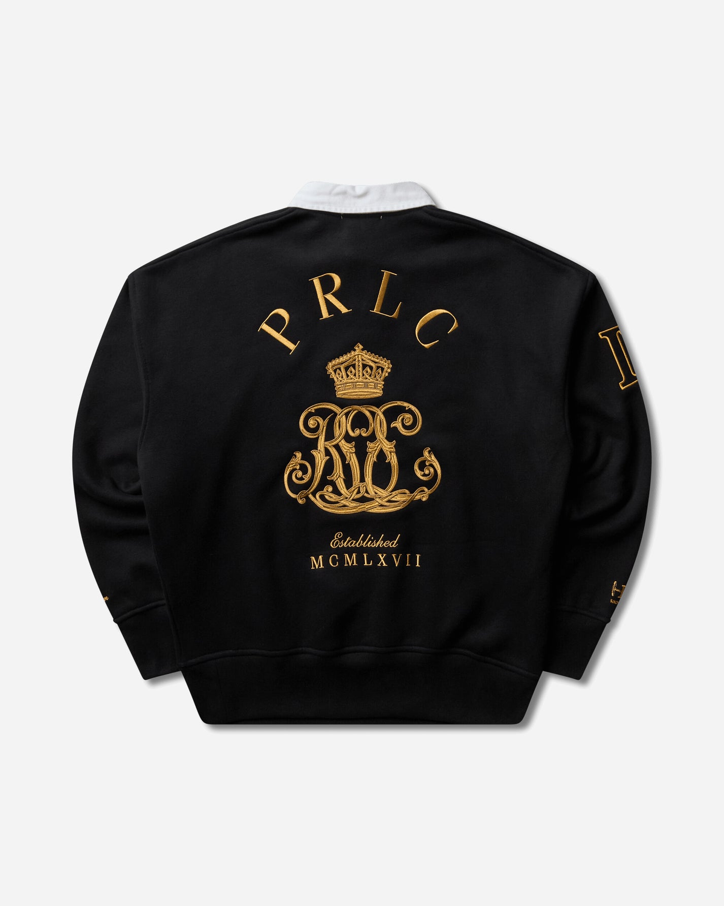 Polo Ralph Lauren Knit Rugby Sweatshirt Polo Black T-Shirts Polo 710B28609001 POLOBLACK