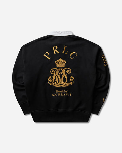 Polo Ralph Lauren Knit Rugby Sweatshirt Polo Black T-Shirts Polo 710B28609001 POLOBLACK
