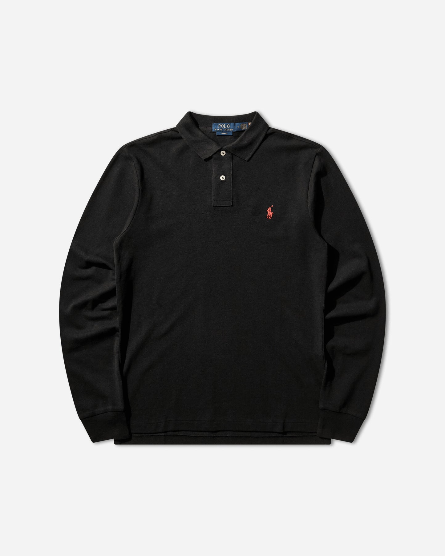 Polo Ralph Lauren Lskcslimm2 Long Sleeve 20 1 Mesh Black T-Shirts Polo LSKCSLIMM2 BLK