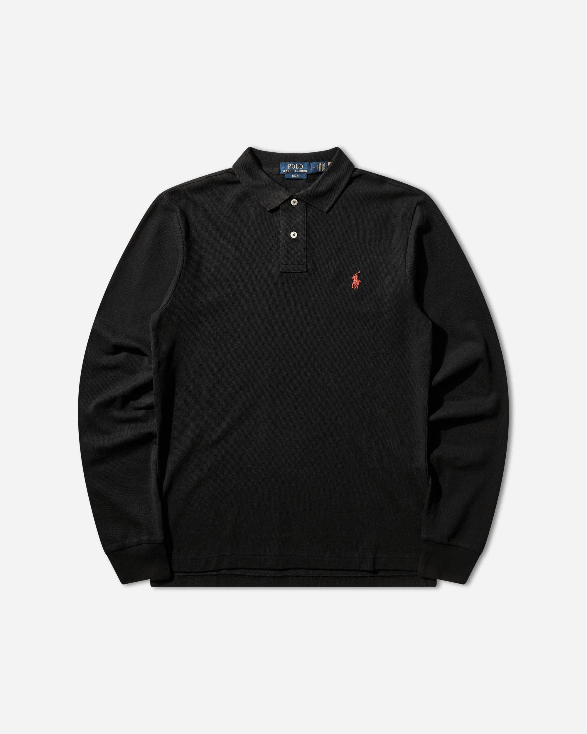 Polo Ralph Lauren Lskcslimm2 Long Sleeve 20 1 Mesh Black T-Shirts Polo LSKCSLIMM2 BLK