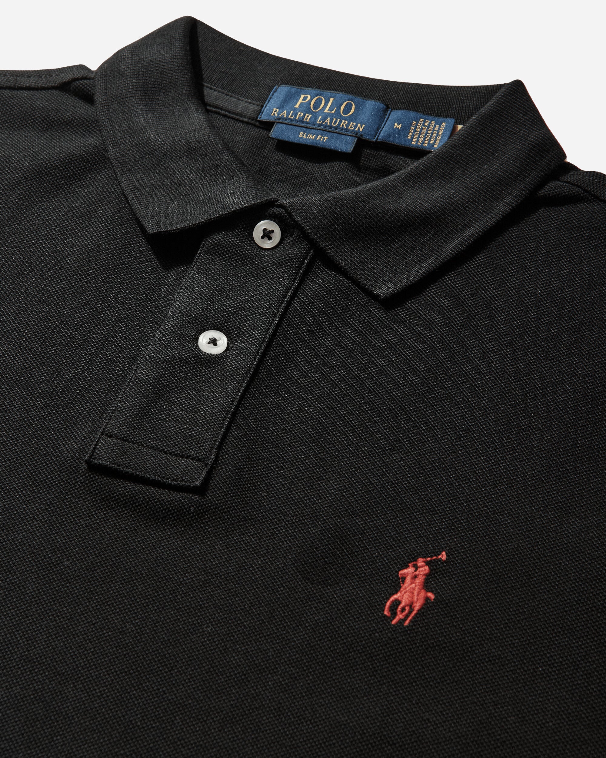 Polo Ralph Lauren Lskcslimm2 Long Sleeve 20 1 Mesh Black T-Shirts Polo LSKCSLIMM2 BLK