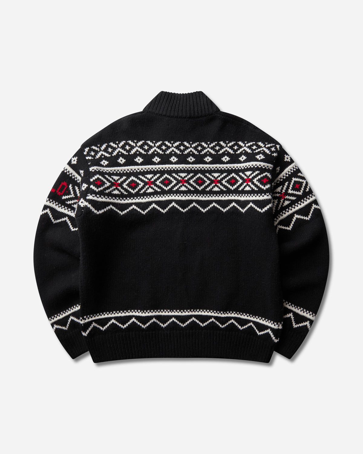 Polo Ralph Lauren Sweater Half Zip Black Combo Knitwears Sweaters 710B36075001 BLCKCMB
