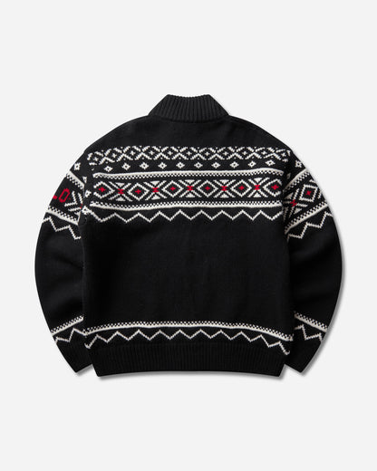 Polo Ralph Lauren Sweater Half Zip Black Combo Knitwears Sweaters 710B36075001 BLCKCMB