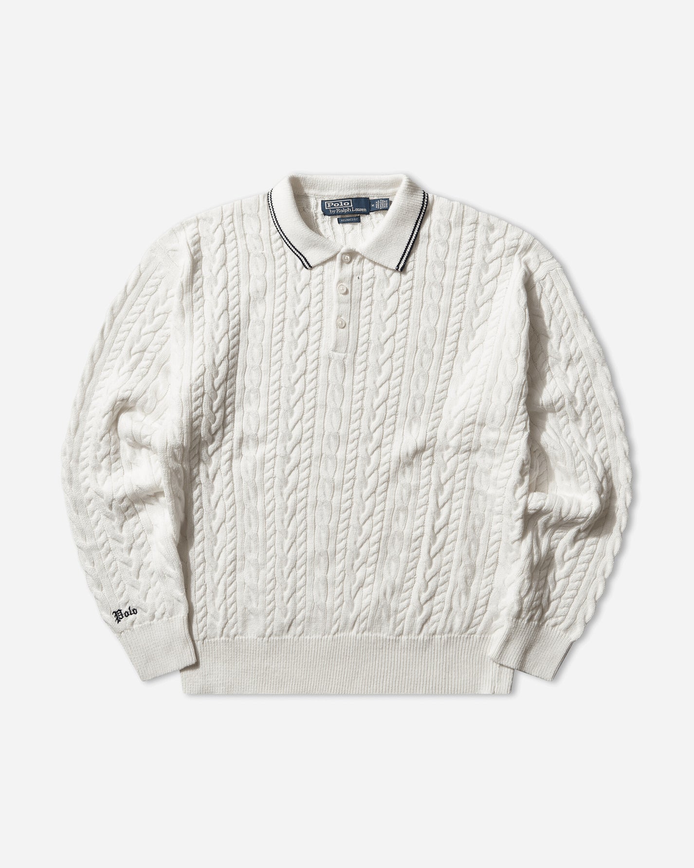Polo Ralph Lauren Sweater Pullover Cotton Linen Blend Beige Knitwears Sweaters SWEATER-PULLOVER BEIGE