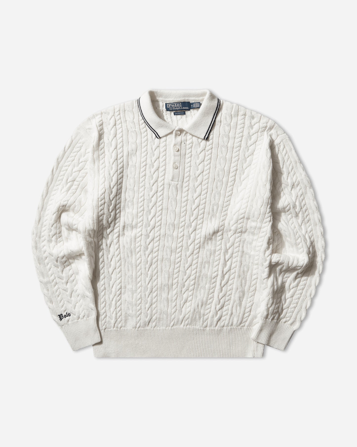 Polo Ralph Lauren Sweater Pullover Cotton Linen Blend Beige Knitwears Sweaters SWEATER-PULLOVER BEIGE