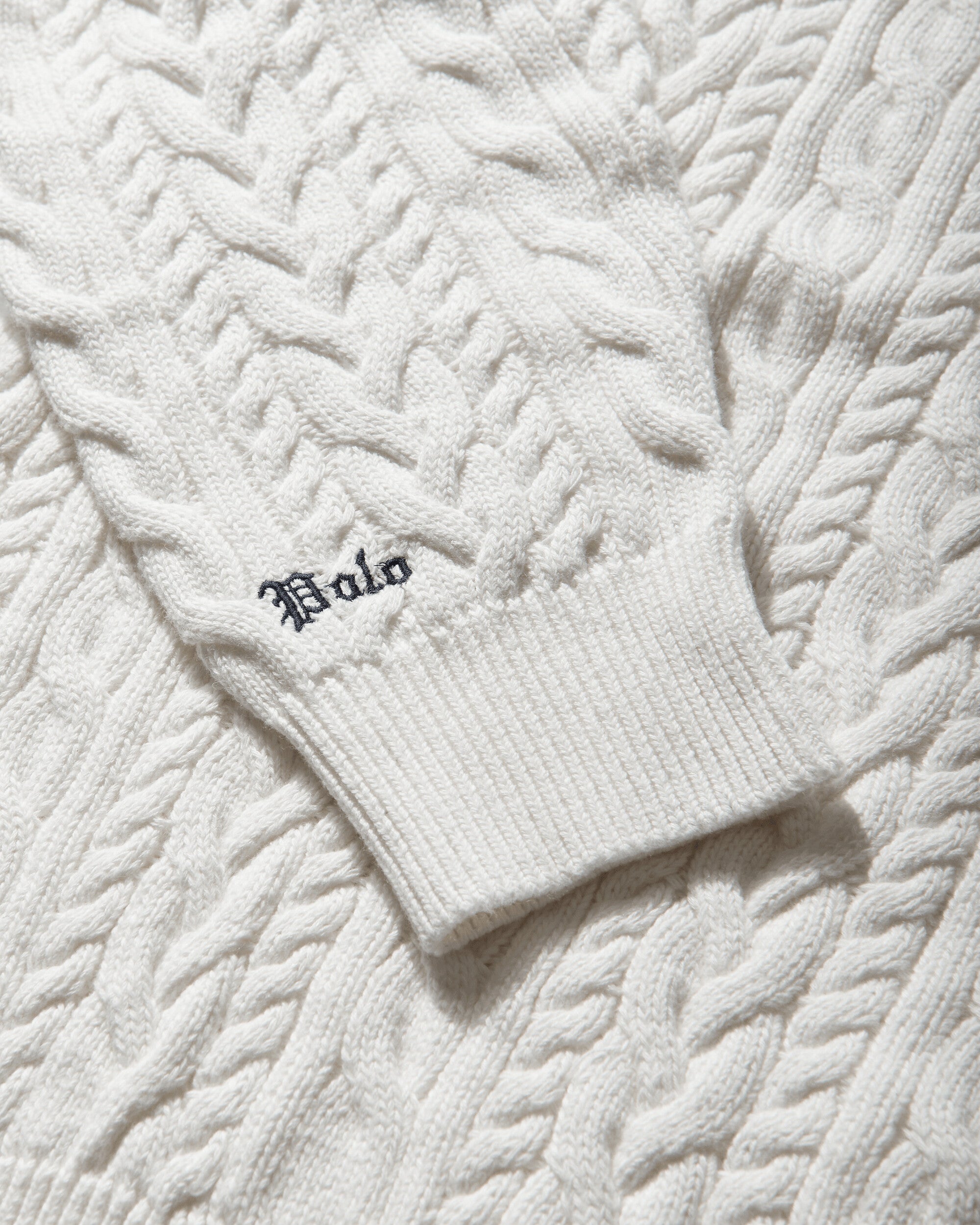 Polo Ralph Lauren Sweater Pullover Cotton Linen Blend Beige Knitwears Sweaters SWEATER-PULLOVER BEIGE