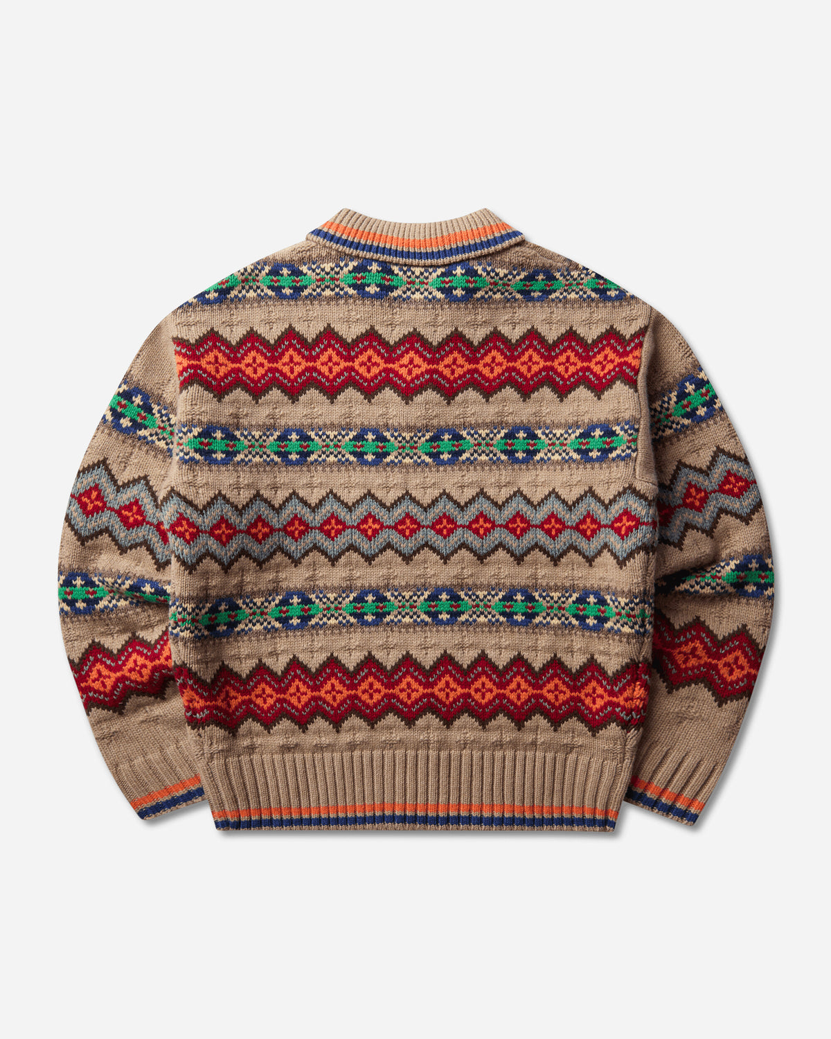Polo Ralph Lauren Sweater Pullover Tan Multi Knitwears Sweaters 710B23901001 TANMULTI
