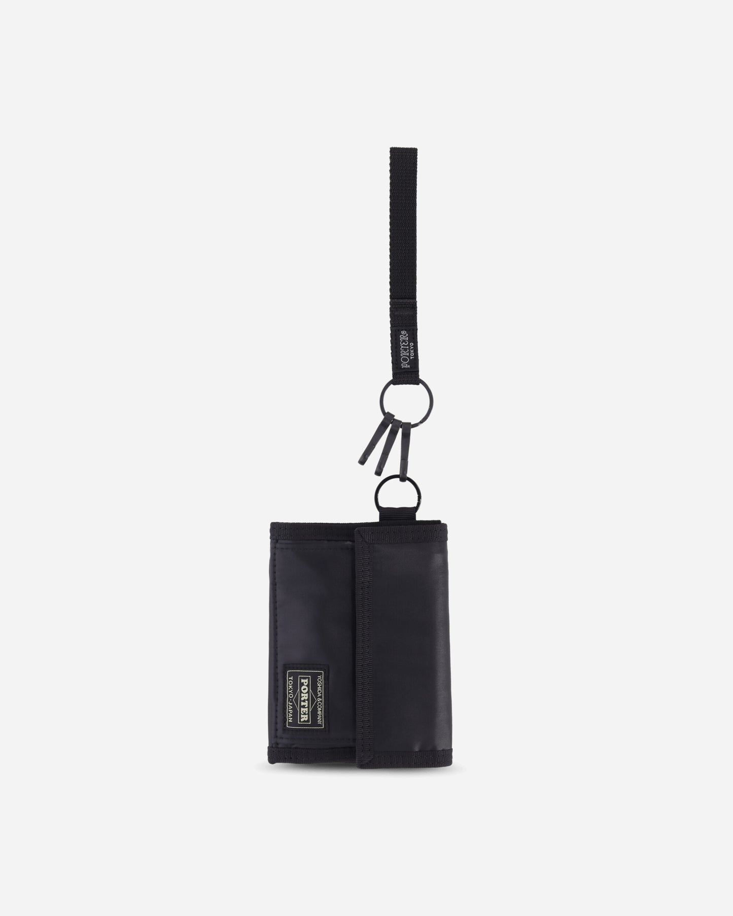 Porter-Yoshida & Co Capsule Wallet Black Black Bags and Backpacks Shoulder Bags 555-06440 10