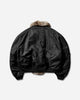 Protocol Index Exaggerated Shoulder Fur N2B Jacket Black Coats and Jackets Bomber Jackets PI25AWMO01 BLACK