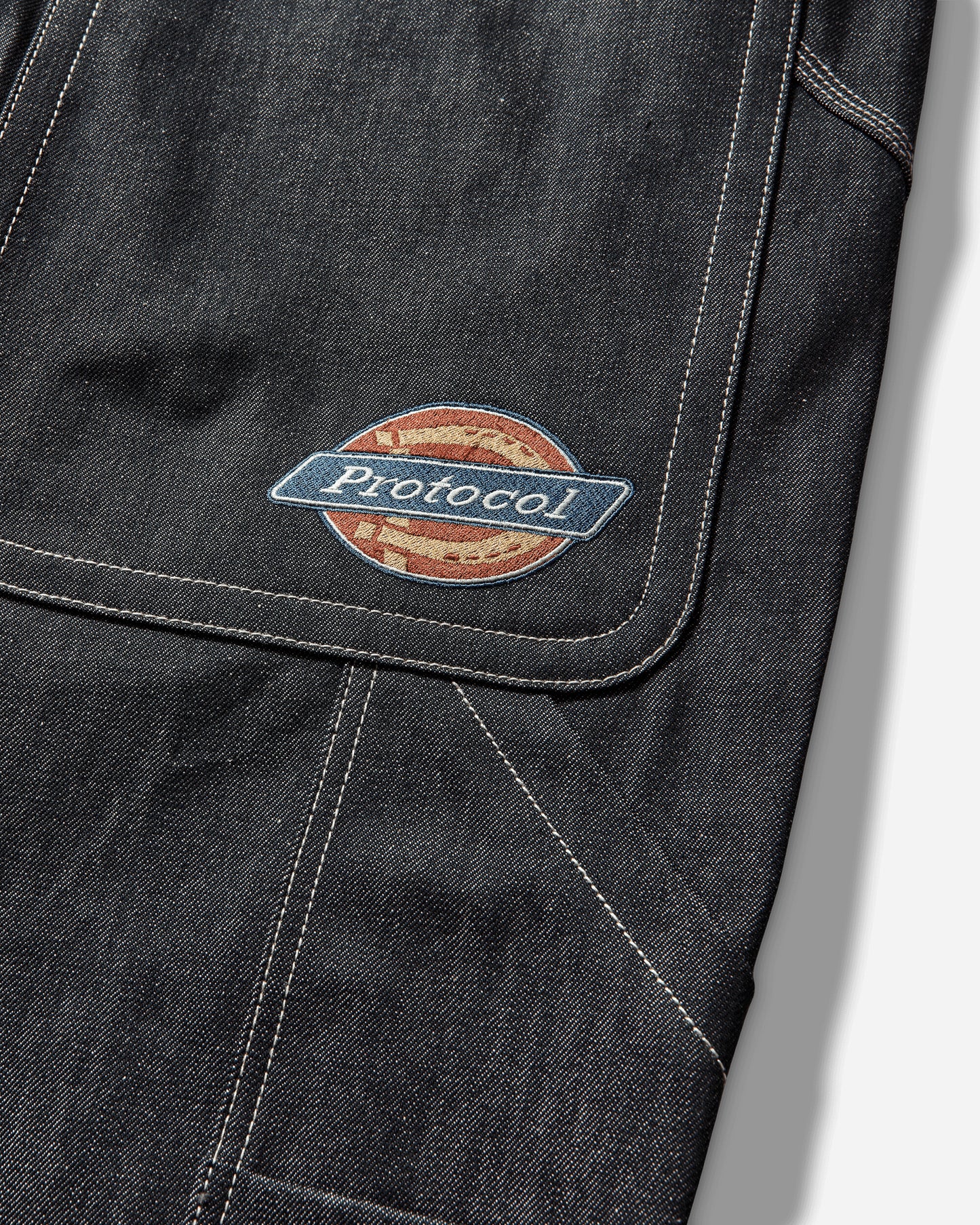 Protocol Index 3 Layered Denim Pants Indigo Blue Pants Denim PIS26SSMB07 BLUE