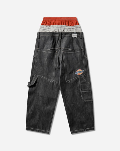 Protocol Index 3 Layered Denim Pants Indigo Blue Pants Denim PIS26SSMB07 BLUE