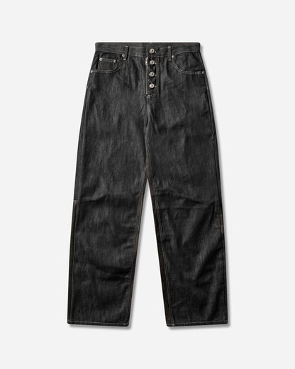 Protocol Index Paneled Hybrid Denim Pants Leather Pants Denim PI25AWMB04 LEATHER