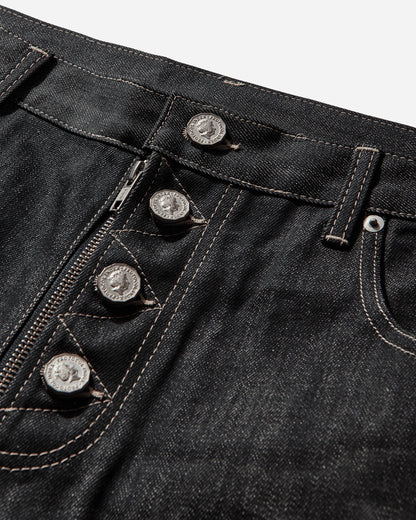 Protocol Index Paneled Hybrid Denim Pants Leather Pants Denim PI25AWMB04 LEATHER