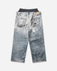 Protocol Index Trompe L Oeil Layered Pants Blue Pants Denim PI25AWMB08 BLUE