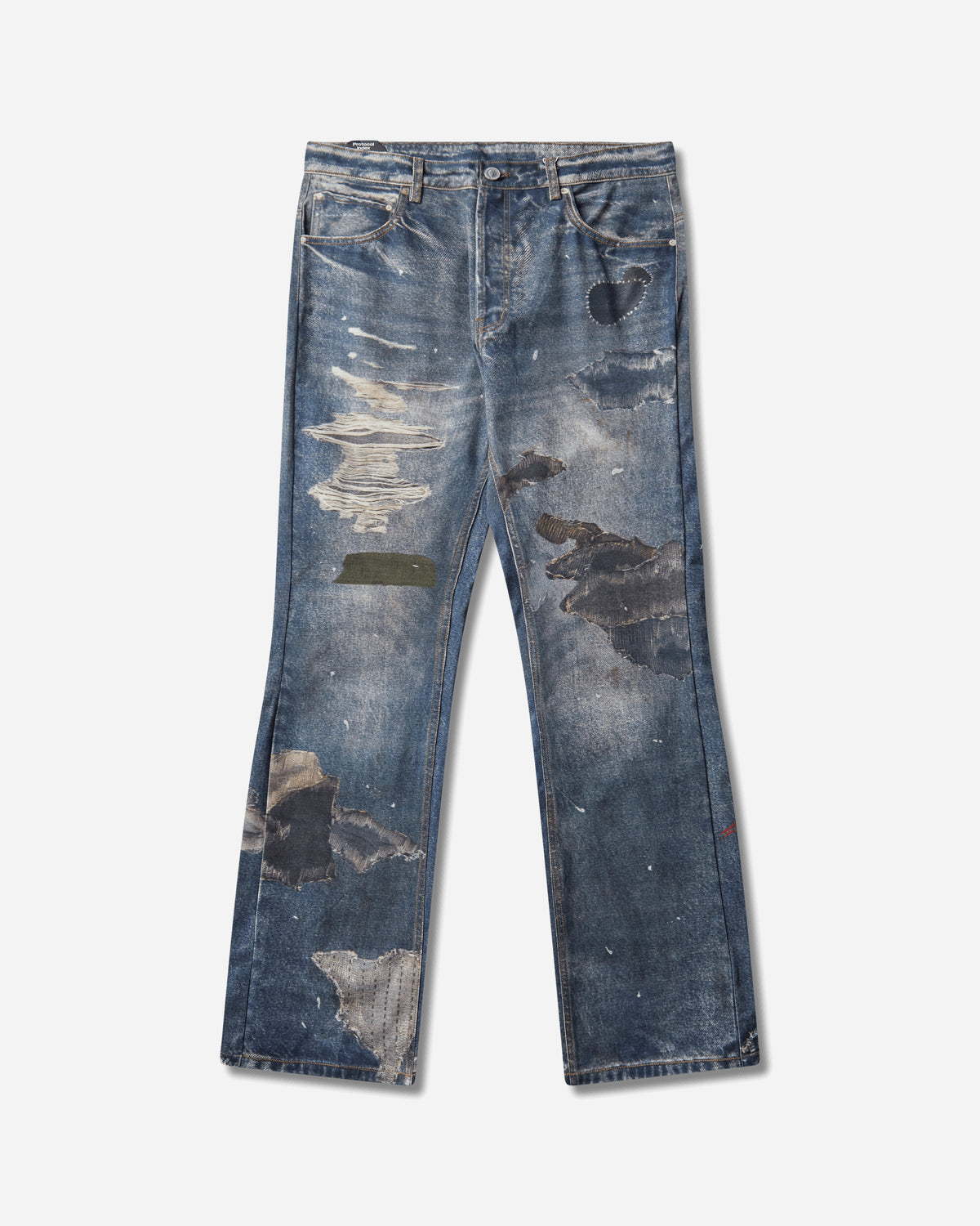 Protocol Index Trompeloeil Blue Pants Denim PI26FWMB09 BLUE