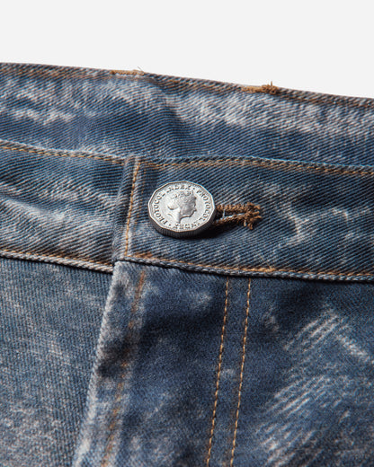 Protocol Index Trompeloeil Blue Pants Denim PI26FWMB09 BLUE