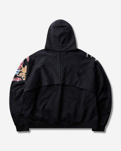 Protocol Index Folded Zip Hoodie London Black Sweatshirts Hoodies PI26FWMH05 BLACK