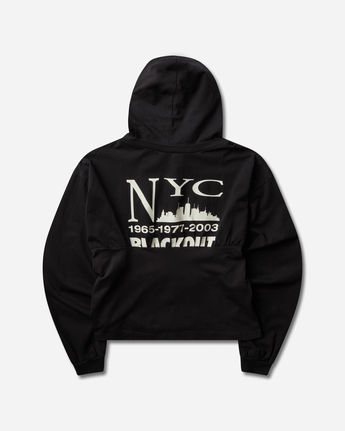 Protocol Index Reconstructed Hourglass Hoodie Black Sweatshirts Hoodies PI26SSMH01 BLACK