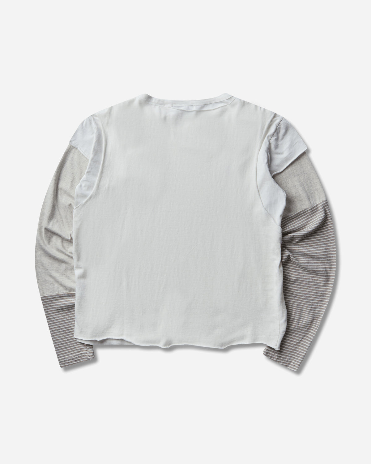 Protocol Index Layered Patch Long Sleeve Ivory T-Shirts Longsleeve PI26FWMT04 IVORY