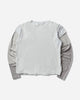Protocol Index Layered Patch Long Sleeve Ivory T-Shirts Longsleeve PI26FWMT04 IVORY