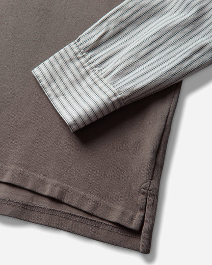 Protocol Index Layered Polo Shirt Taupe T-Shirts Polo PI26FWMT01 TAUPE