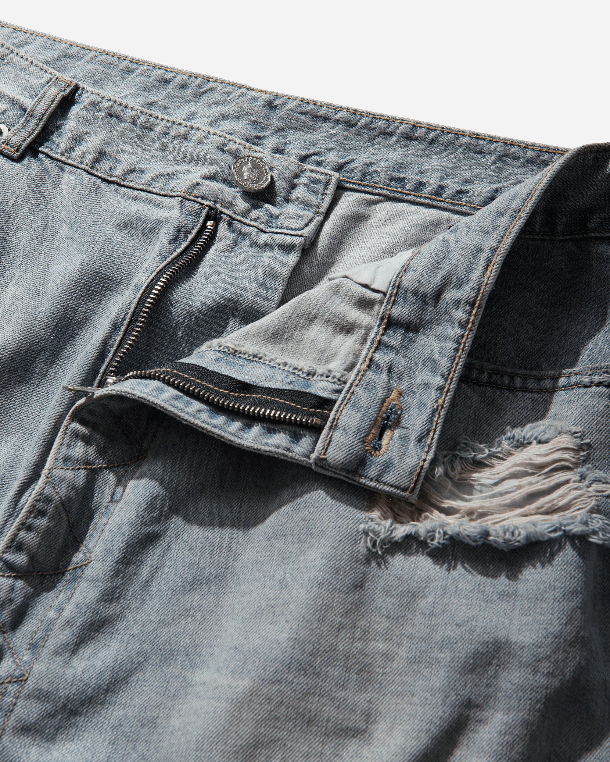 Protocol Index Long Zipper Shorts Blue Shorts Short PIS26SSMB04 BLUE