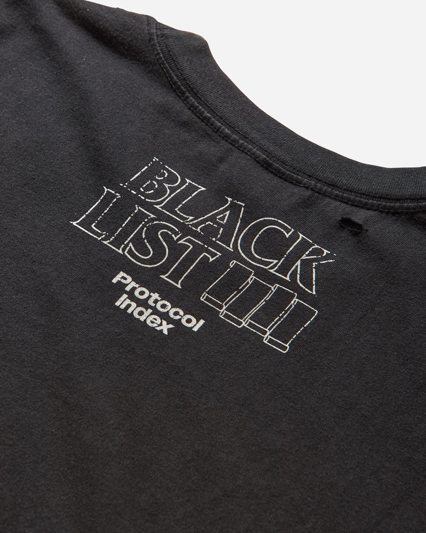 Protocol Index Blacklist Washed T Shirt Black T-Shirts Shortsleeve PI25AWMT04 BLACK
