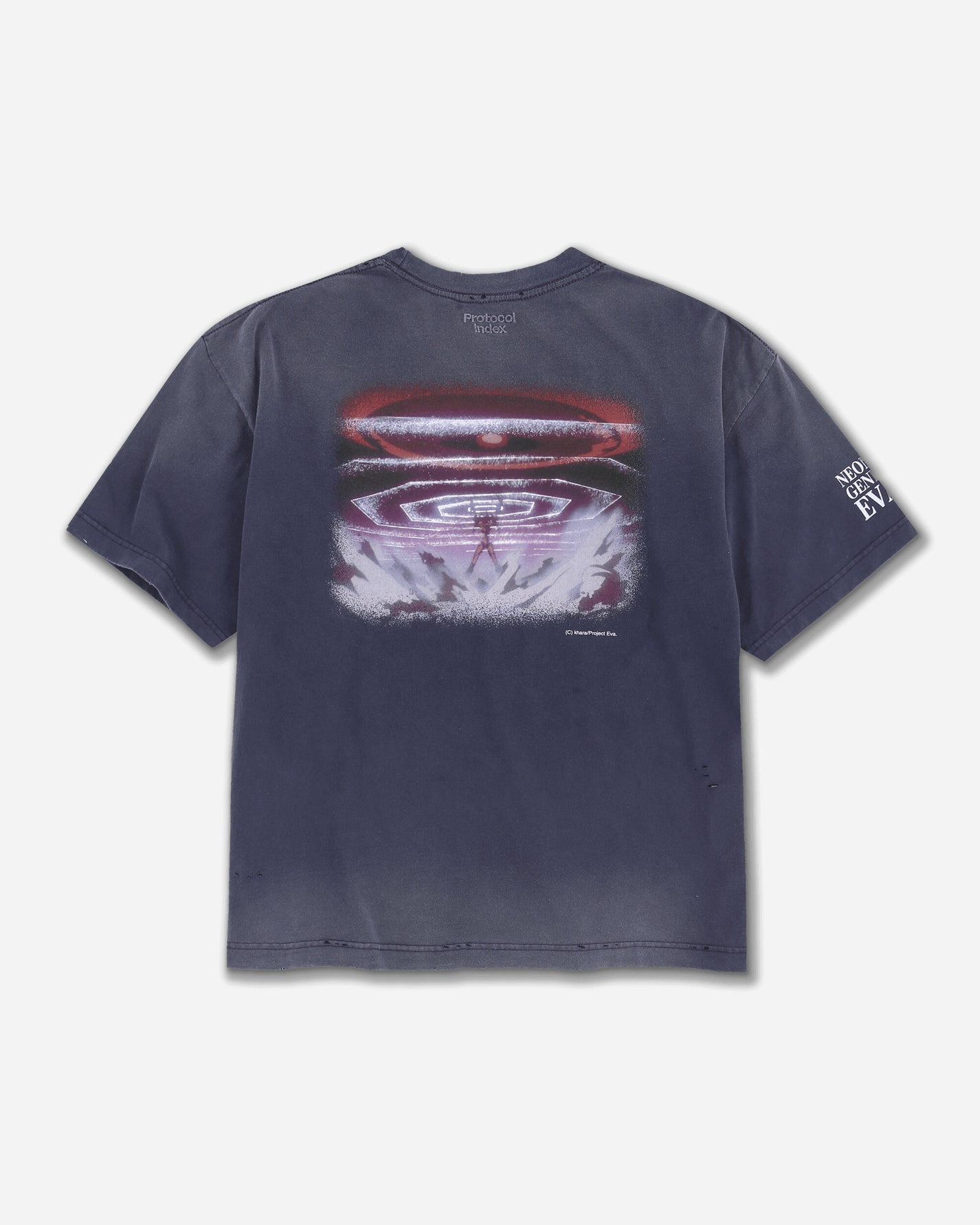 Protocol Index Evangelion T Shirt Purple T-Shirts Shortsleeve PI25EVMT03 PURPLE