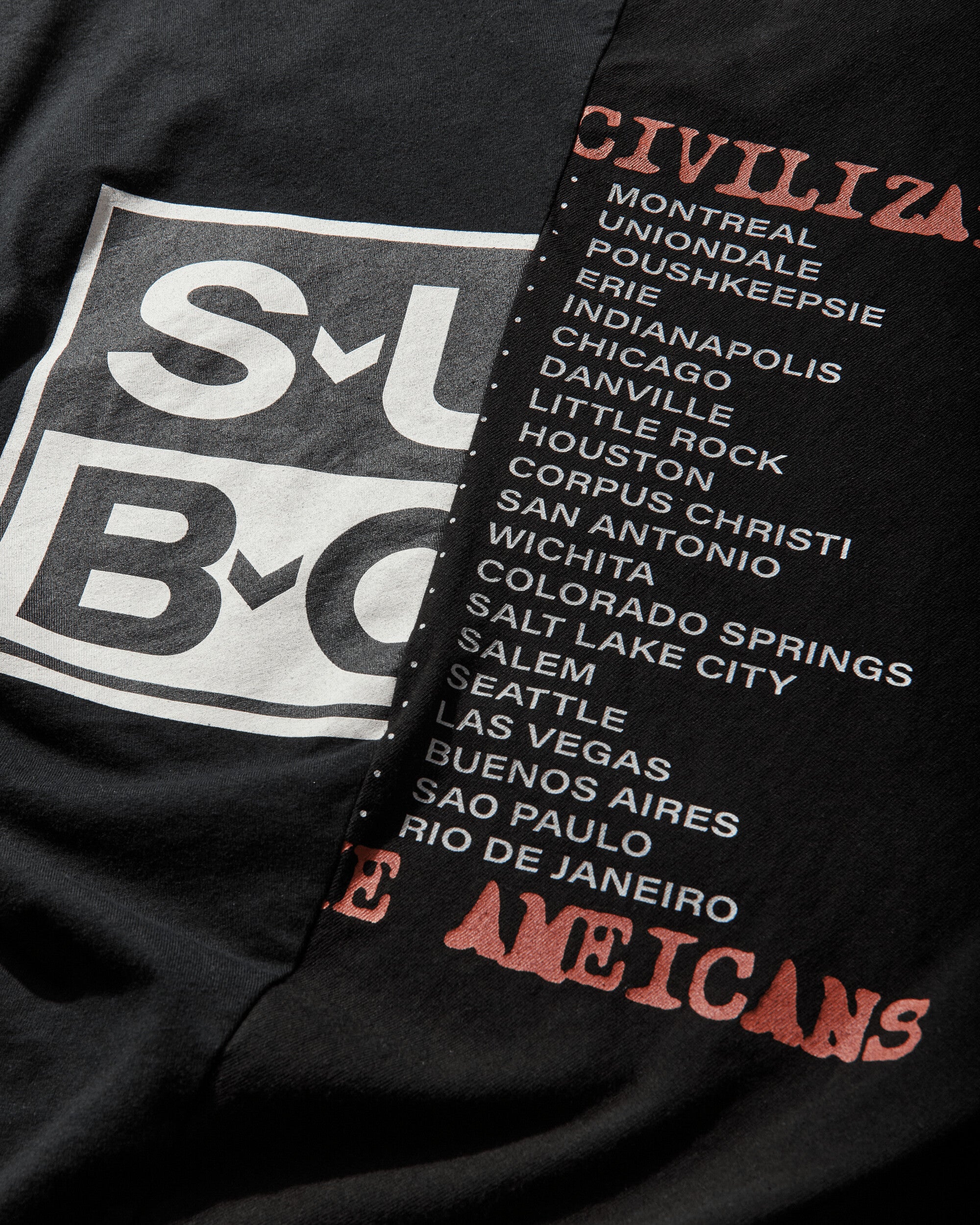 Protocol Index Fake Shoulder Seam T Shirts Black T-Shirts Shortsleeve PI26SSMT04 BLACK