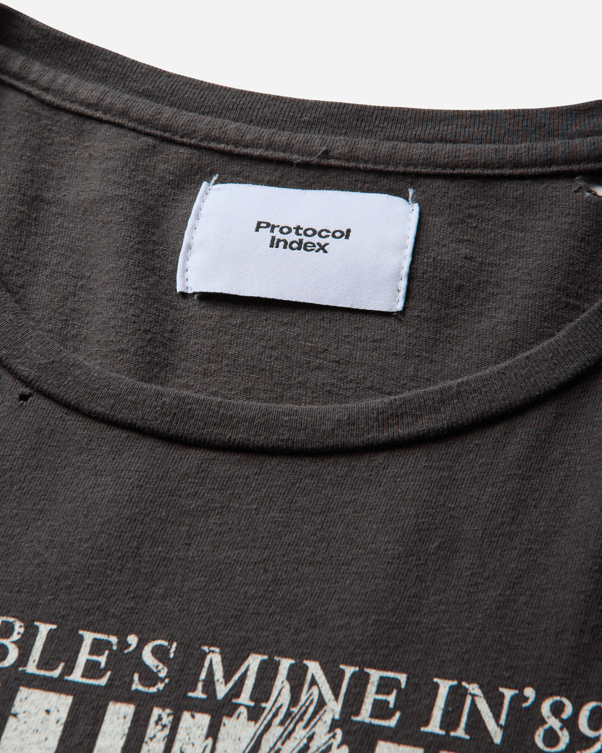 Protocol Index I Don T Dial Tshirt Black T-Shirts Shortsleeve PI26FWMT05 BLACK
