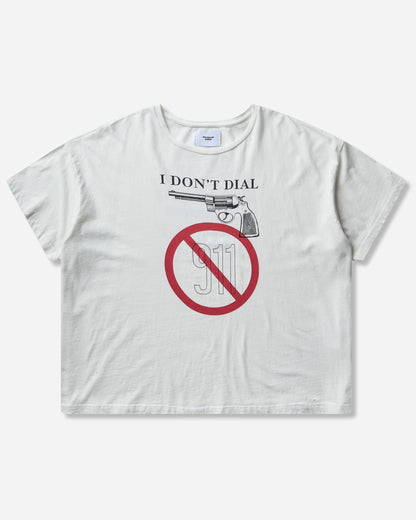Protocol Index I Don T Dial Tshirt White T-Shirts Shortsleeve PI26FWMT05 WHITE