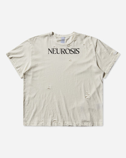 Protocol Index Nuerosis Distressed T Shirt White T-Shirts Shortsleeve PI25AWMT03 WHITE