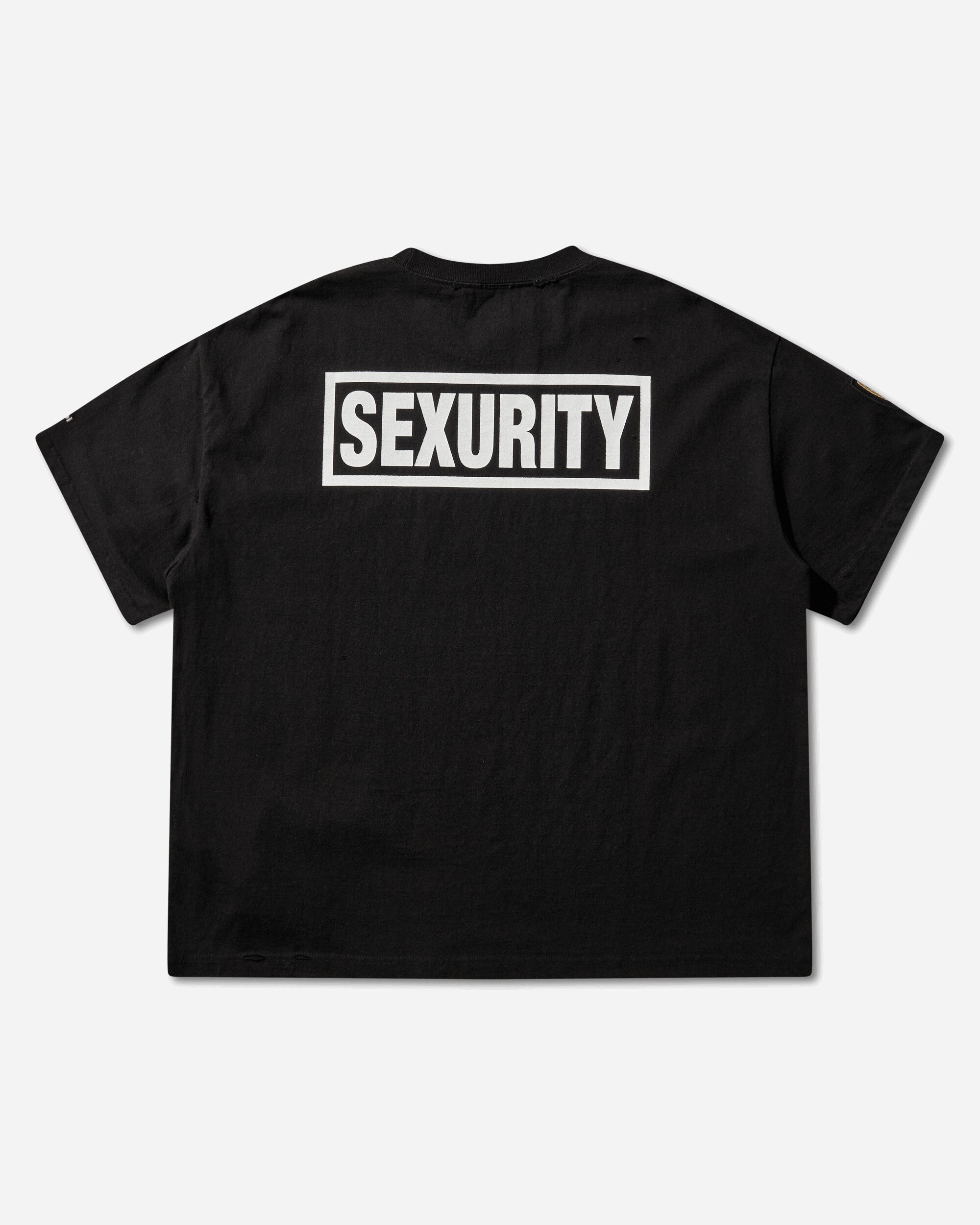 Protocol Index Sexurity Washed T Shirts Black T-Shirts Shortsleeve PI26SSMT08 BLACK