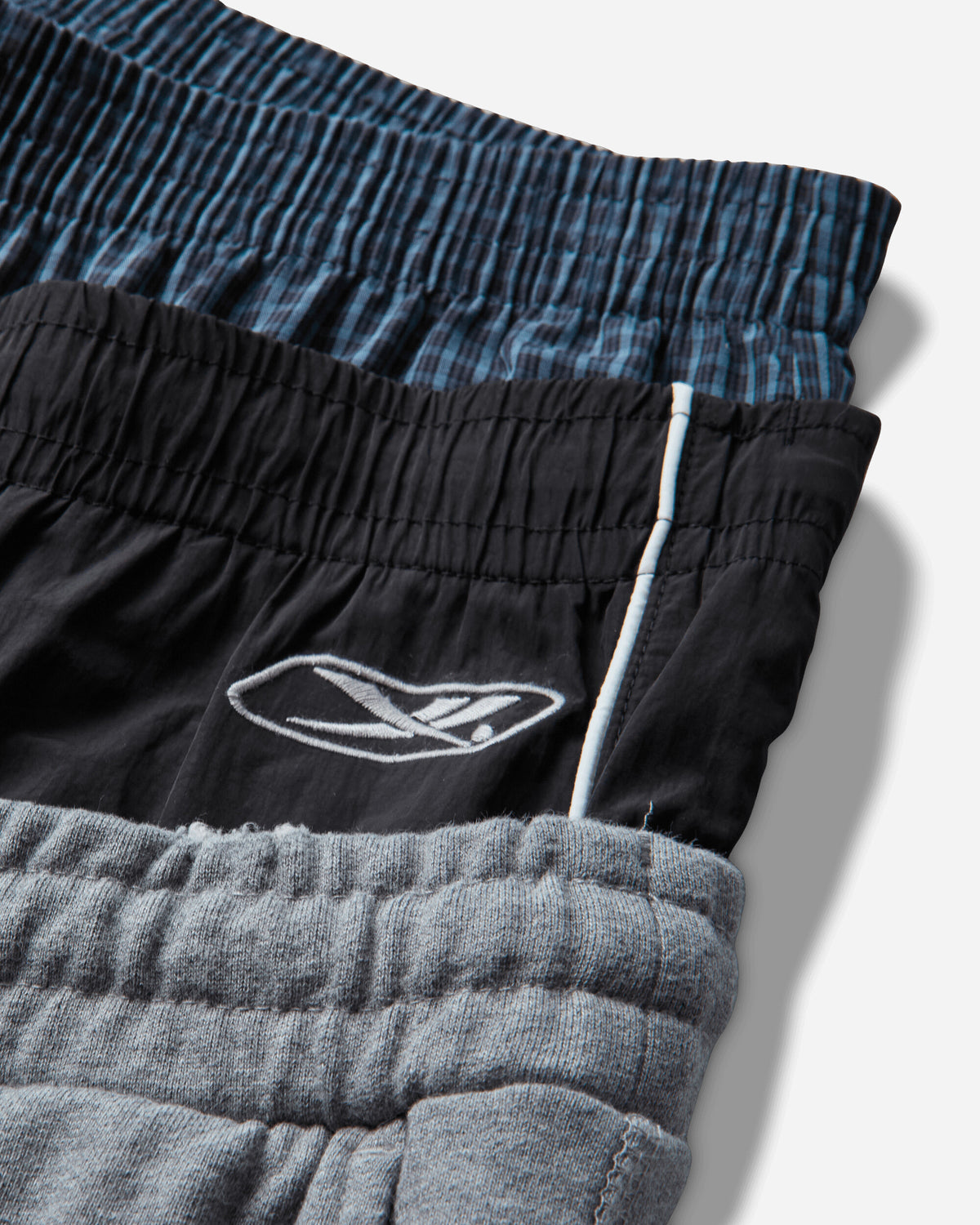Protocol Index Retro 3 Layered Sweatpants Melange Grey Pants Sweatpants PI26FWMB01 MELGREY