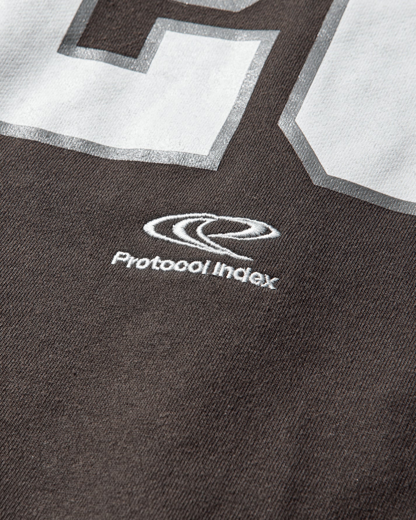 Protocol Index Football Jersey Track Jacket Washed Black Sweatshirts Track Tops PI25AWMO02 BLACK