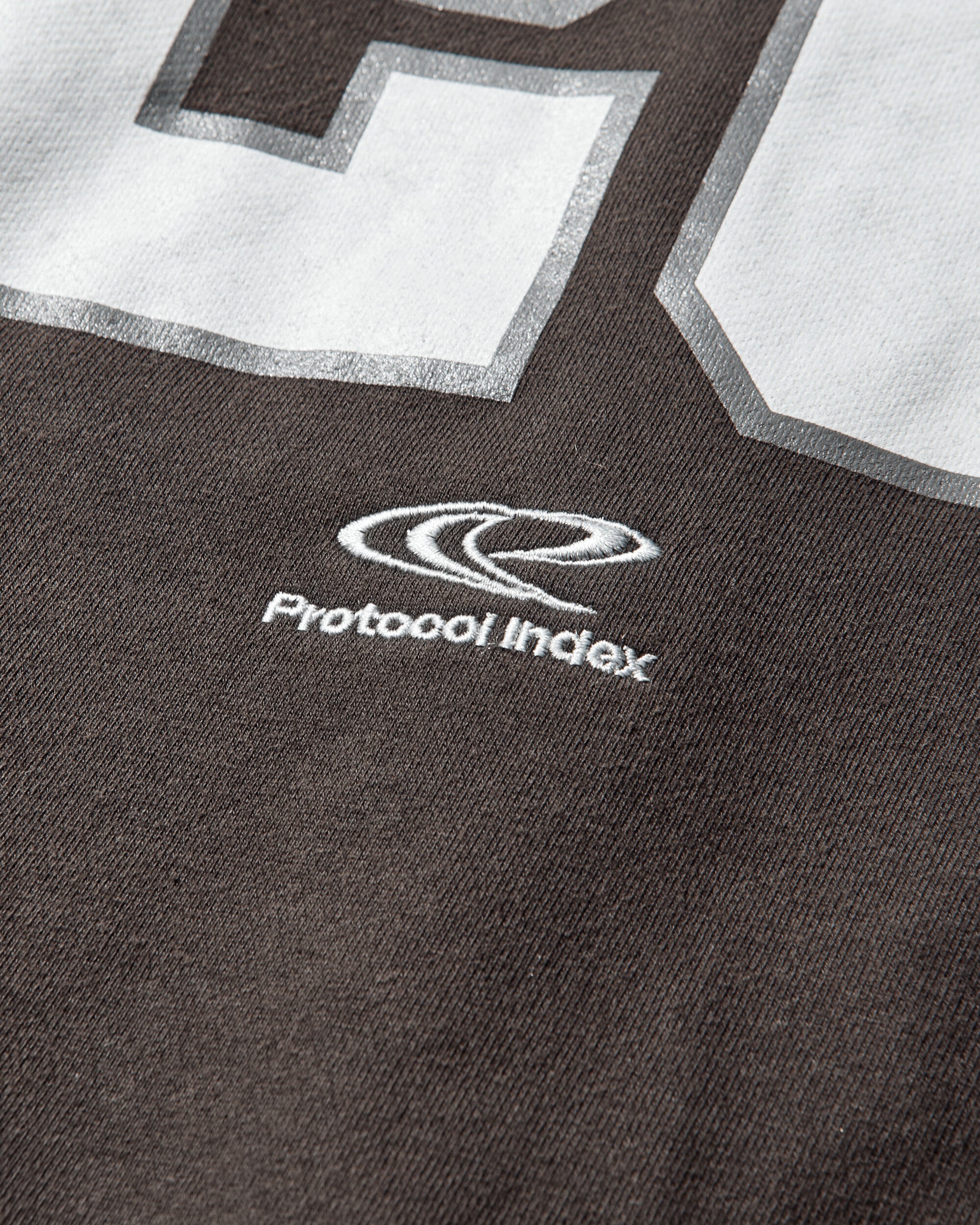 Protocol Index Football Jersey Track Jacket Washed Black Sweatshirts Track Tops PI25AWMO02 BLACK