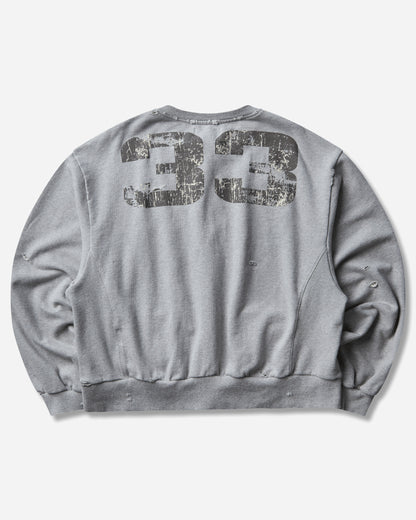 Protocol Index Sweatshirt Cardigan Melange Grey Sweatshirts Zip-Ups PI26FWMT06 MELGREY