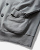 Protocol Index Sweatshirt Cardigan Melange Grey Sweatshirts Zip-Ups PI26FWMT06 MELGREY
