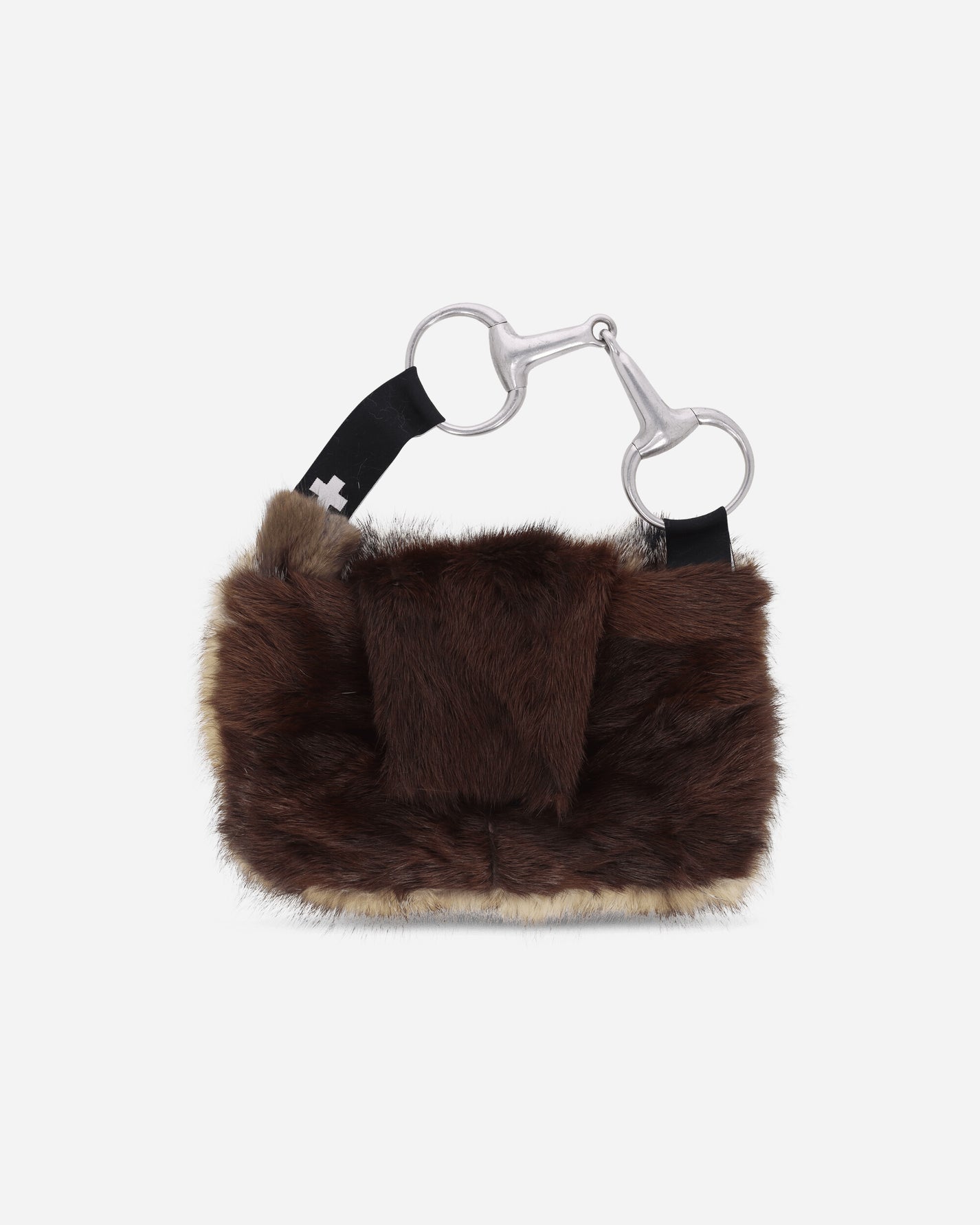 Prototypes Wmns Fur Stirrup Bag Sand Bags and Backpacks Shoulder Bags PT08ACC04USBK 2