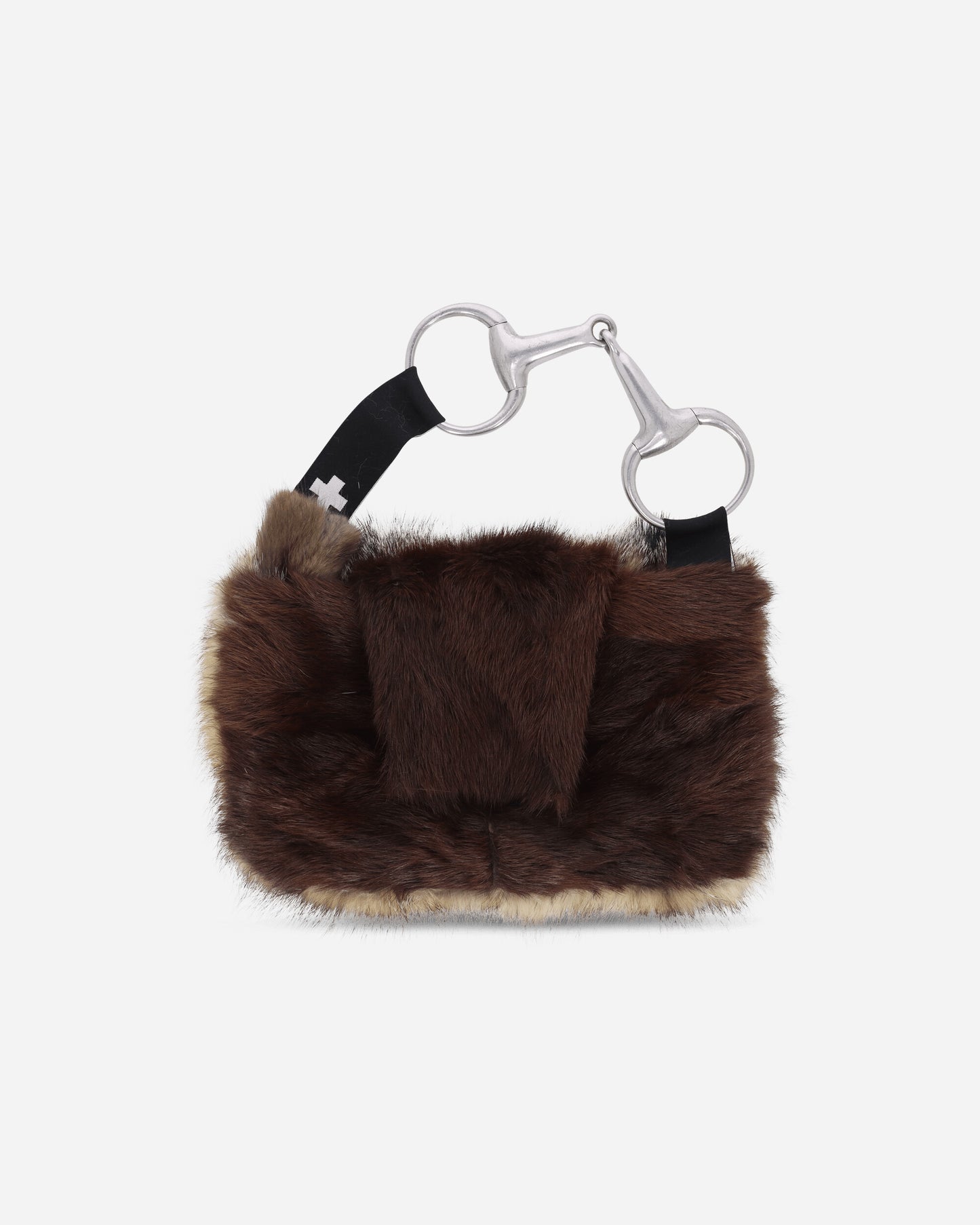 Prototypes Wmns Fur Stirrup Bag Sand Bags and Backpacks Shoulder Bags PT08ACC04USBK 2