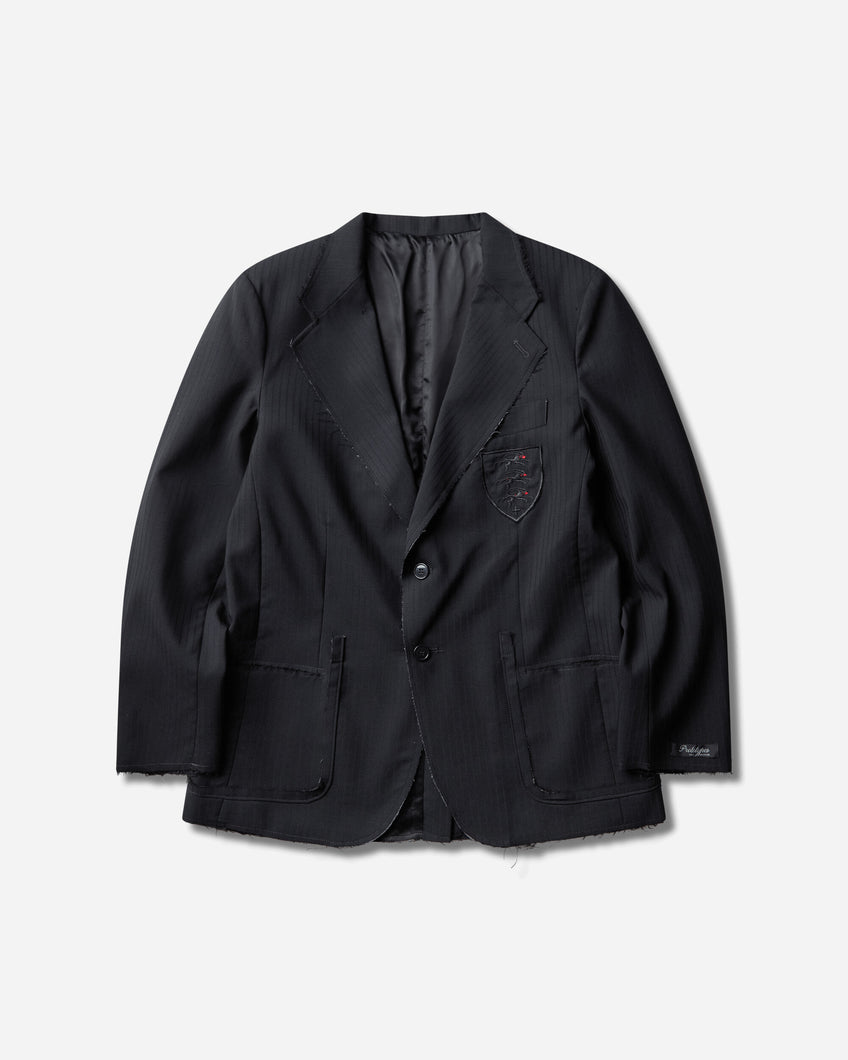 Prototypes Pt99Ot02Usbk Black Striped Wool Coats and Jackets Blazers PT99OT02USBK BLACK