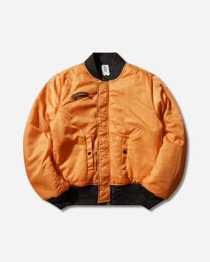 Prototypes Wmns Orange Bomber Lng Black Black Coats and Jackets Bomber Jackets PT08OW04USBK 1